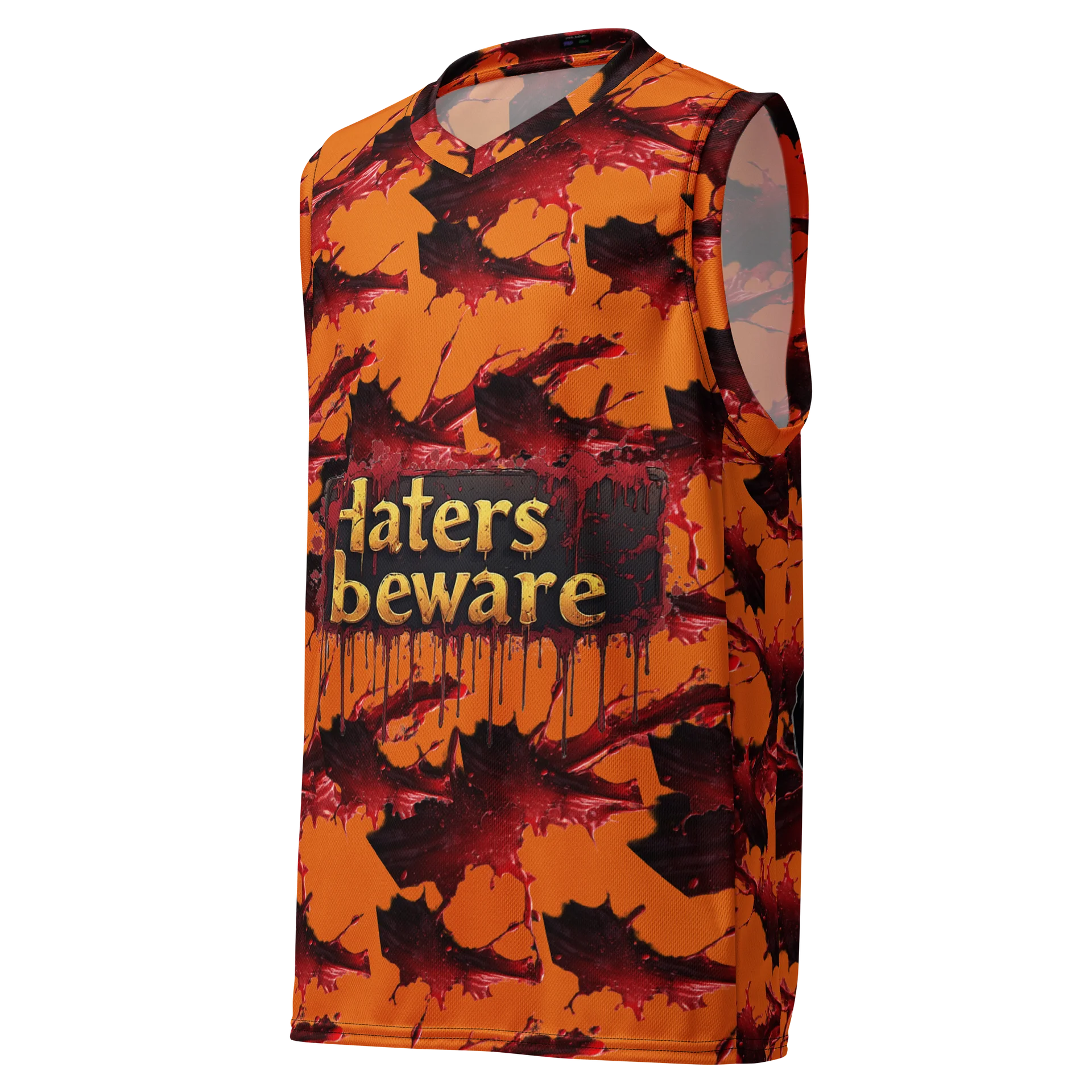 beware Unisex Basketball Jersey product image (1)