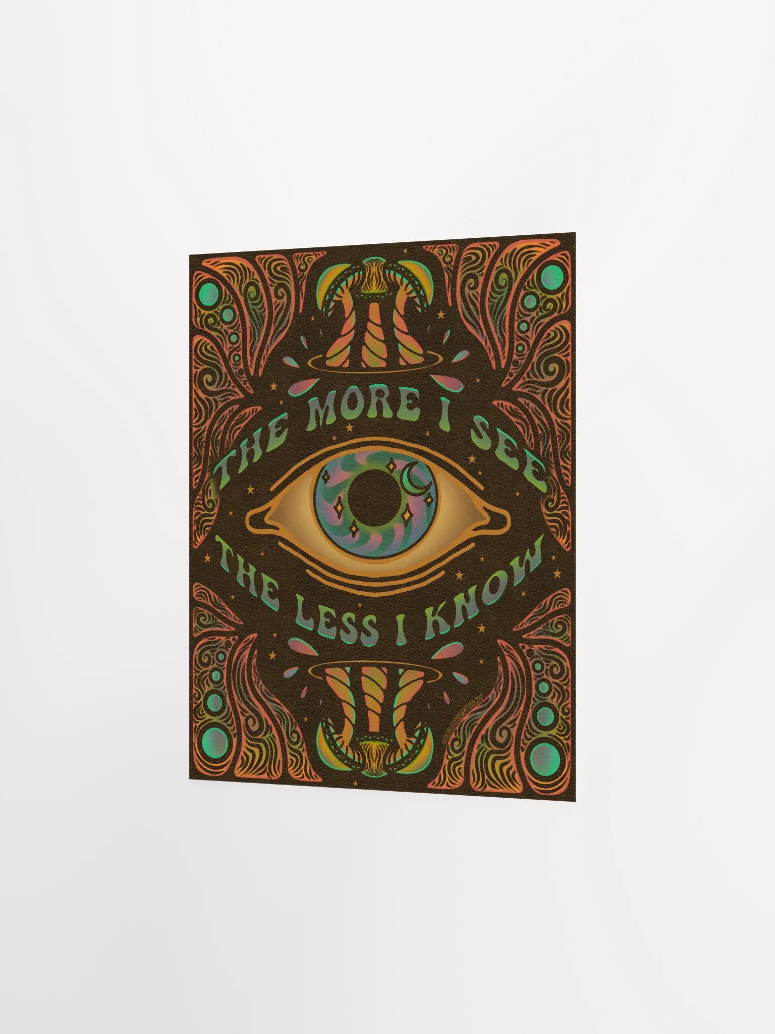 Matte Poster - The More I See product image (2)
