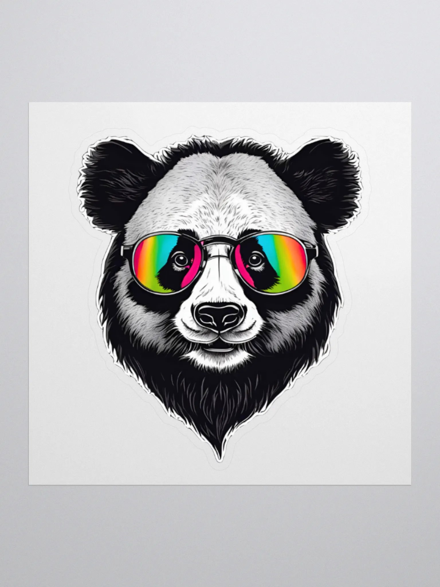 Rainbow Shades Panda Stickers product image (1)