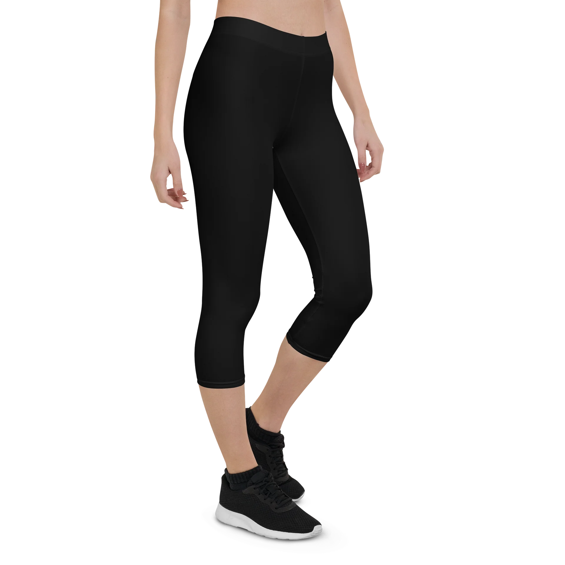 His House Womens Performance Crop Leggings - Black product image (7)