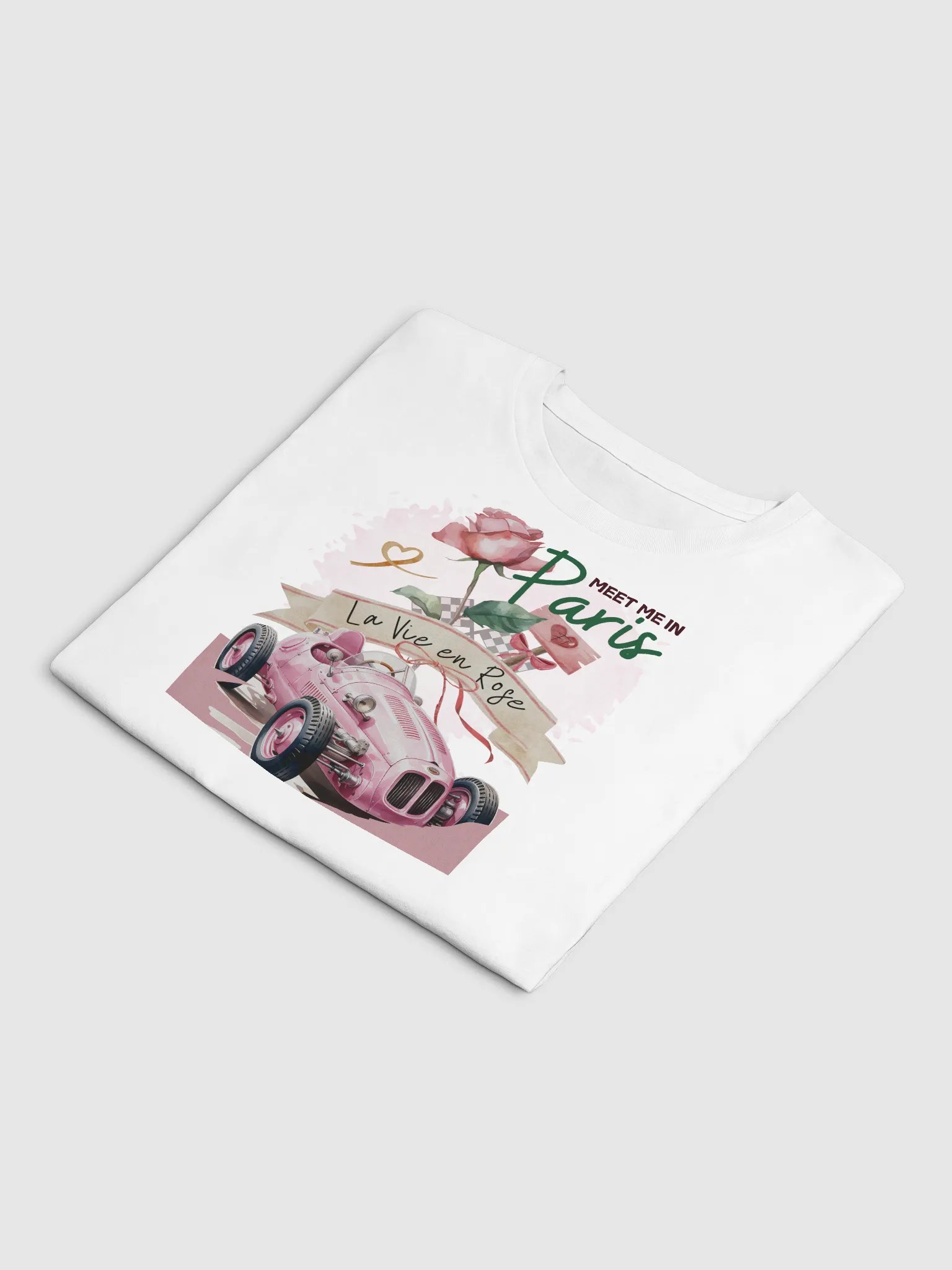 Vintage Romance Paris Crop Top product image (3)