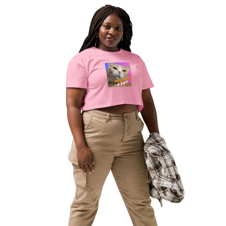 Moxie Bi-Pride Crop Top Tee product image (40)