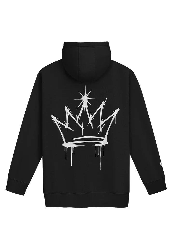 ONE KING Urban Crown Premium Soft Blend Hoodie with embroidered sleeve logo product image (1)