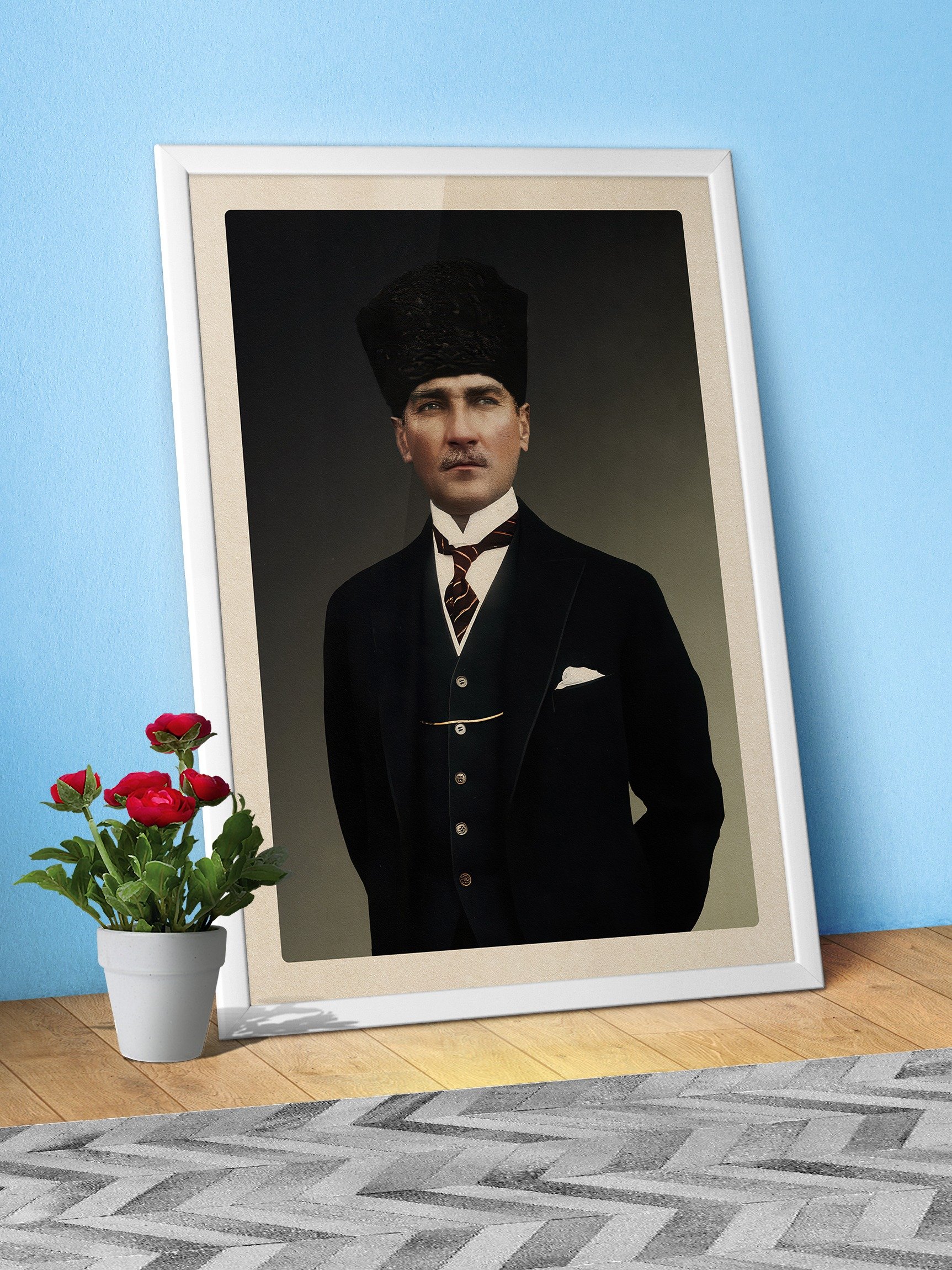 Mustafa Kemal Atatürk photo poster, 1930s — Turkish Leader wall art product image (3)