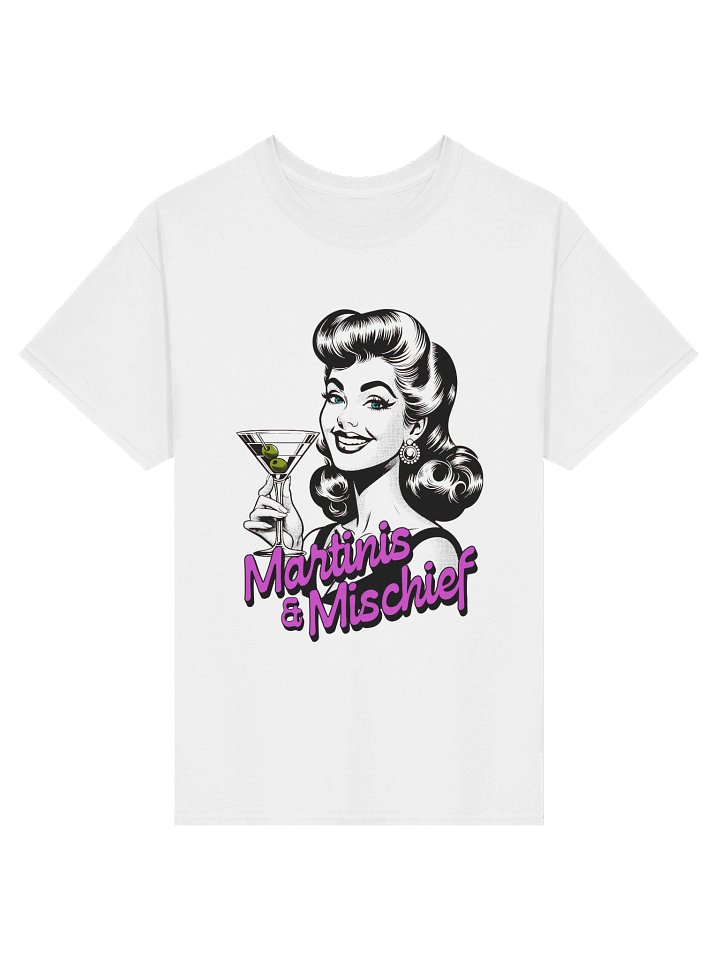 Martinis and Mischief – Golden Era Vintage Tee product image (1)