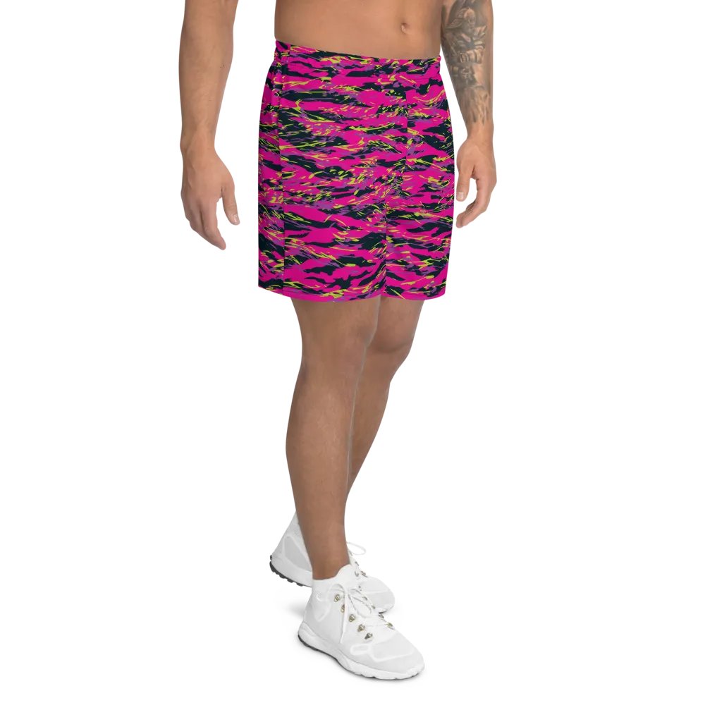 Pink Camo Athletic Shorts product image (9)
