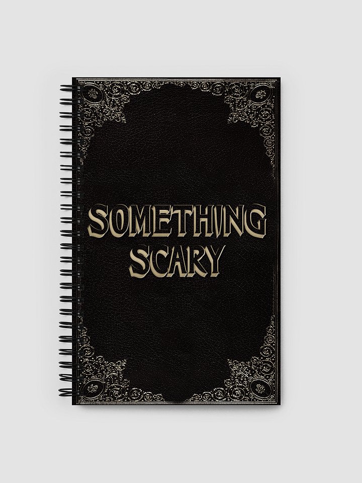 Something Scary Spiral notebook product image (1)