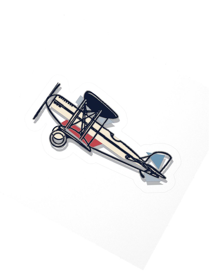 Orbit Fair Biplane Sticker product image (5)