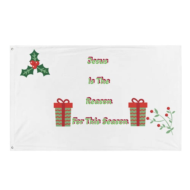 Holiday Spirit All-Over Flag product image (1)
