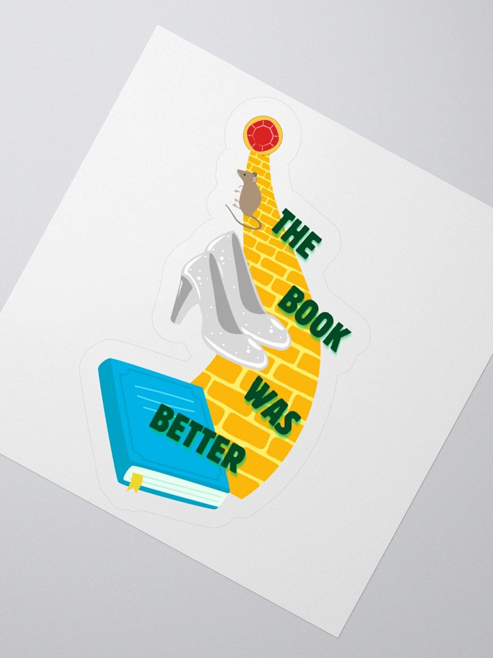 The Book Was Better Sticker product image (2)