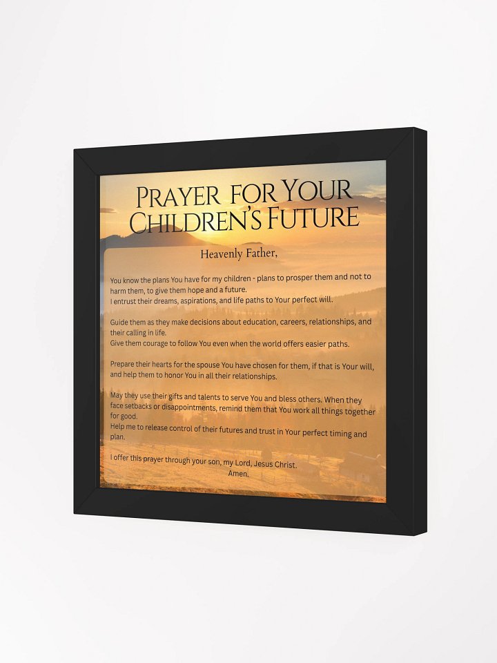 Prayer for your Children's Future - Square product image (2)