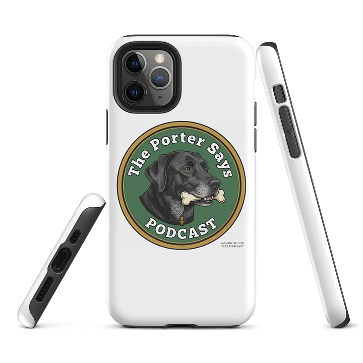 The Porter Says Podcast iPhone Case product image (1)