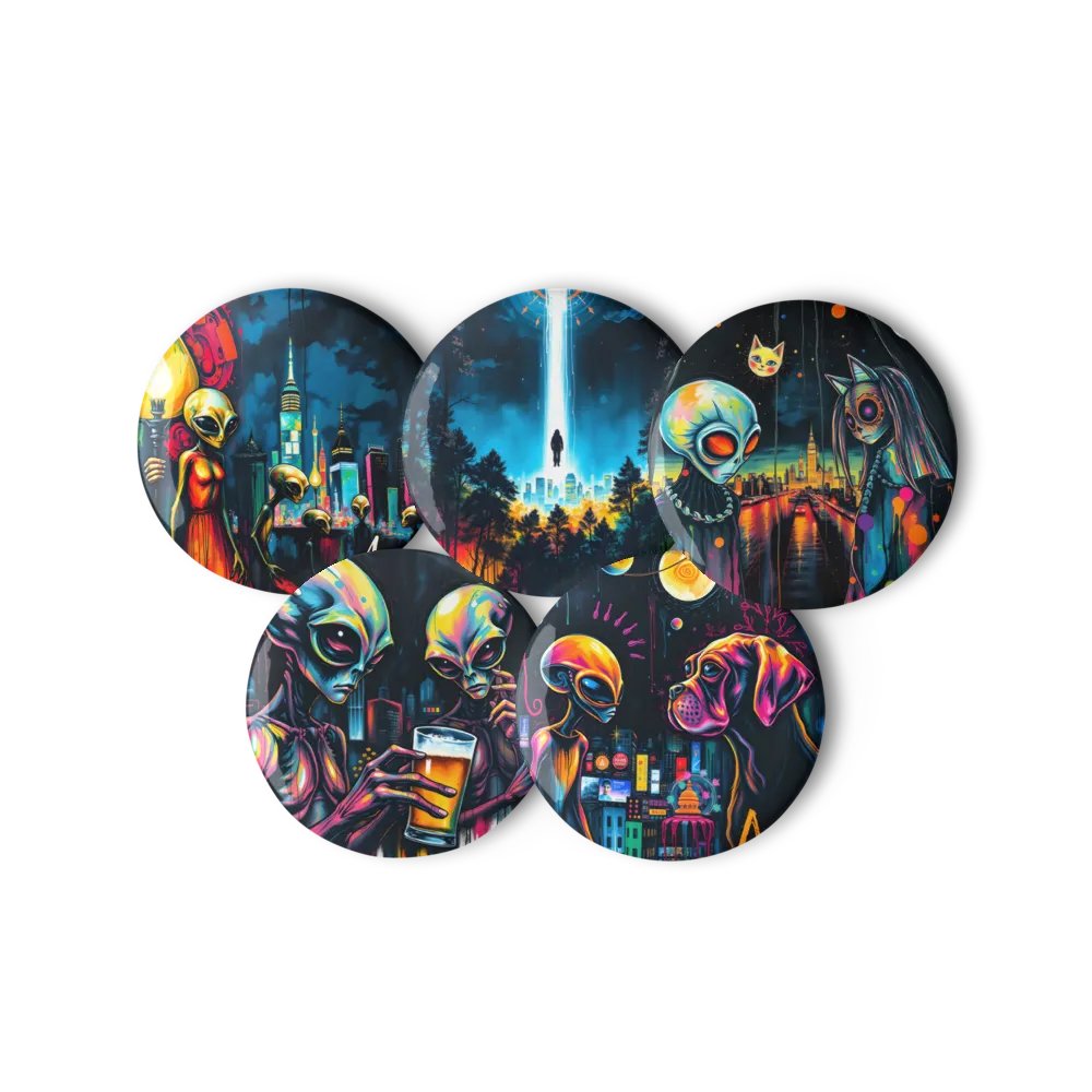 Otherworldly Encounter Pin Button Set product image (3)