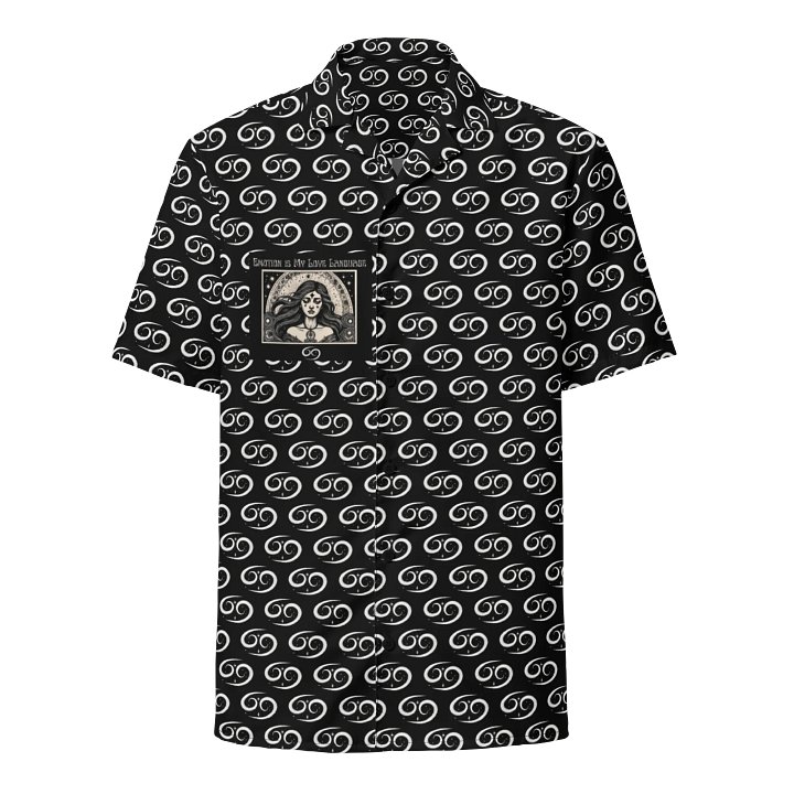 Cancer Zodiac 2025, Emotions are My Love Language, Button Up Shirt product image (1)