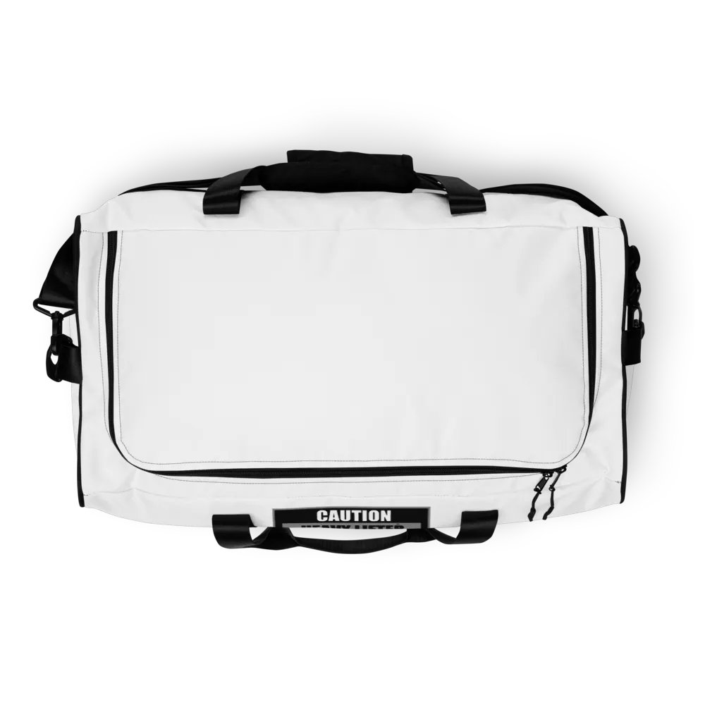 Caution Heavy Lifter Ahead-Barbell Zone Duffle Bag product image (9)