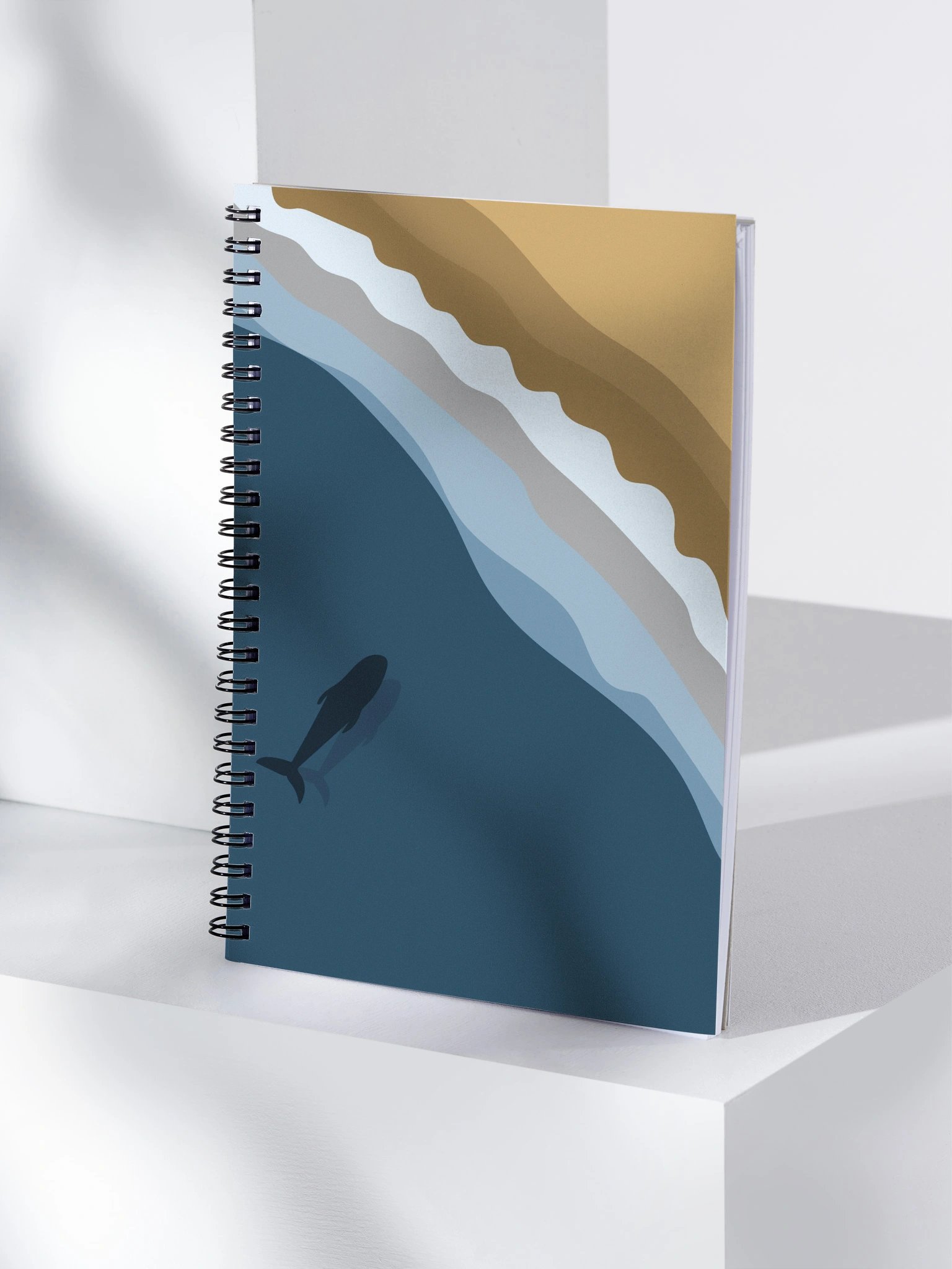 Ocean Waves Spiral Notebook product image (4)