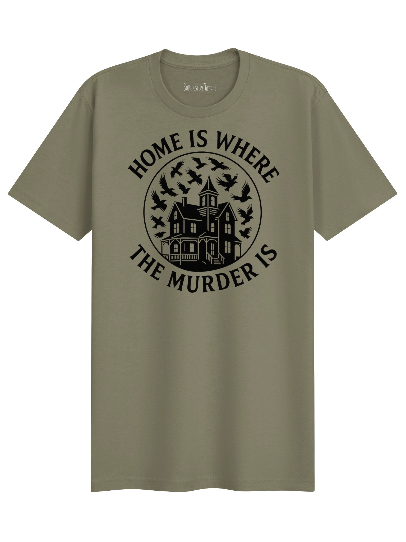 Home Is Where the Murder Is Crow Tee product image (1)