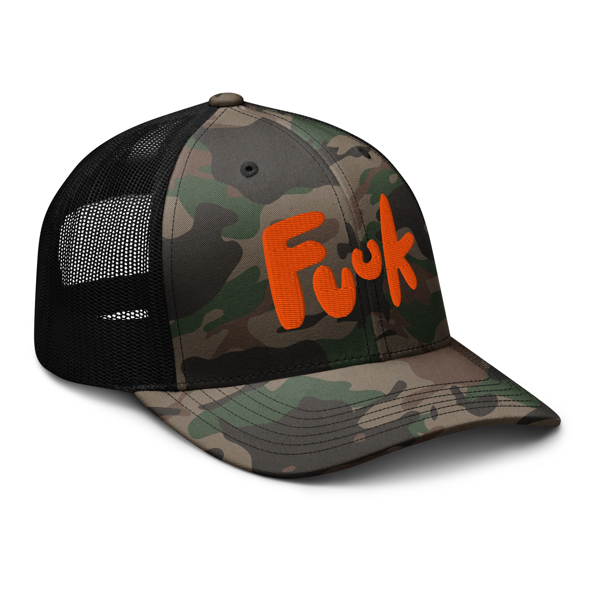 Fuuk Camo Trucker Hat product image (2)