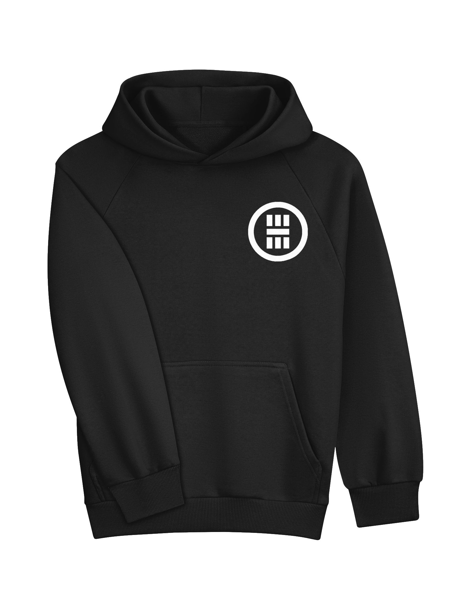 NAKAMA Embroidered Kamon Heavy Hoodie (white/black) product image (3)
