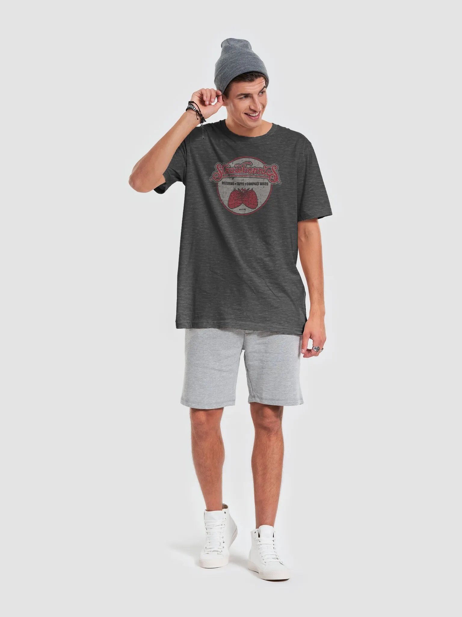 Strawberries Records And Tapes Tshirt product image (36)