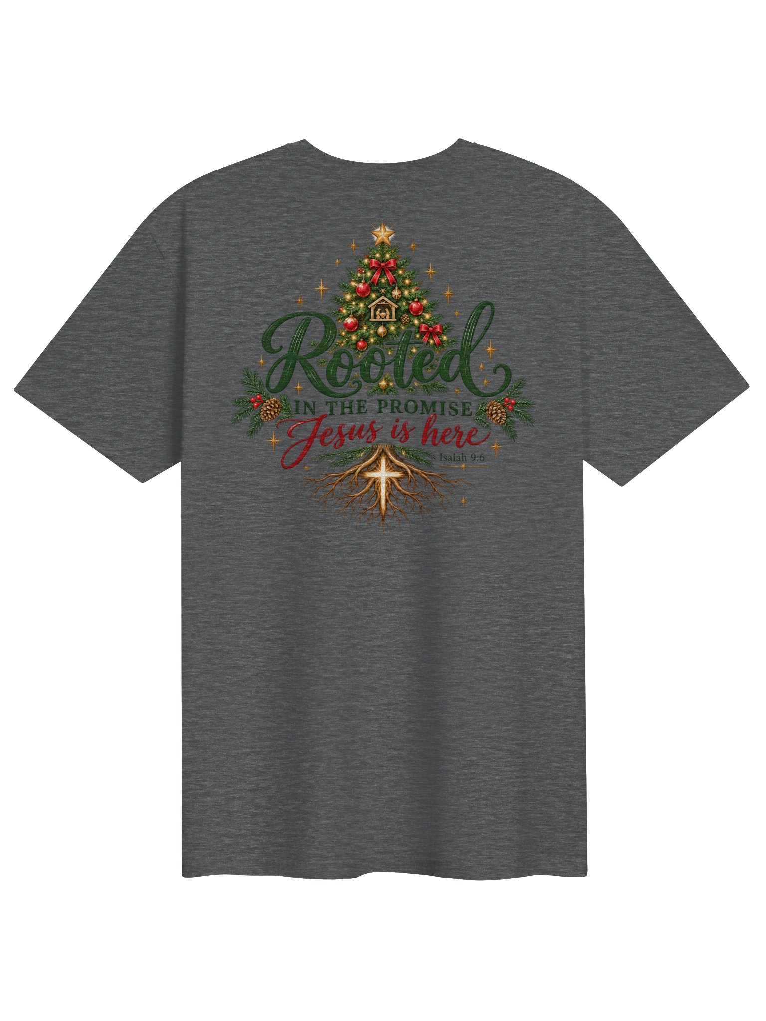 Rooted in the Promise Christmas Tee | Isaiah 9:6 product image (1)