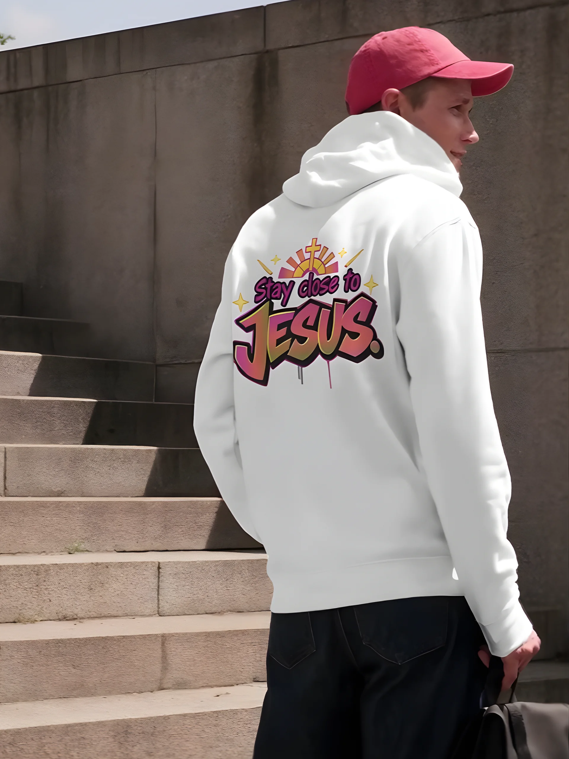 Stay Close to Jesus Streetwear Hoodie product image (2)