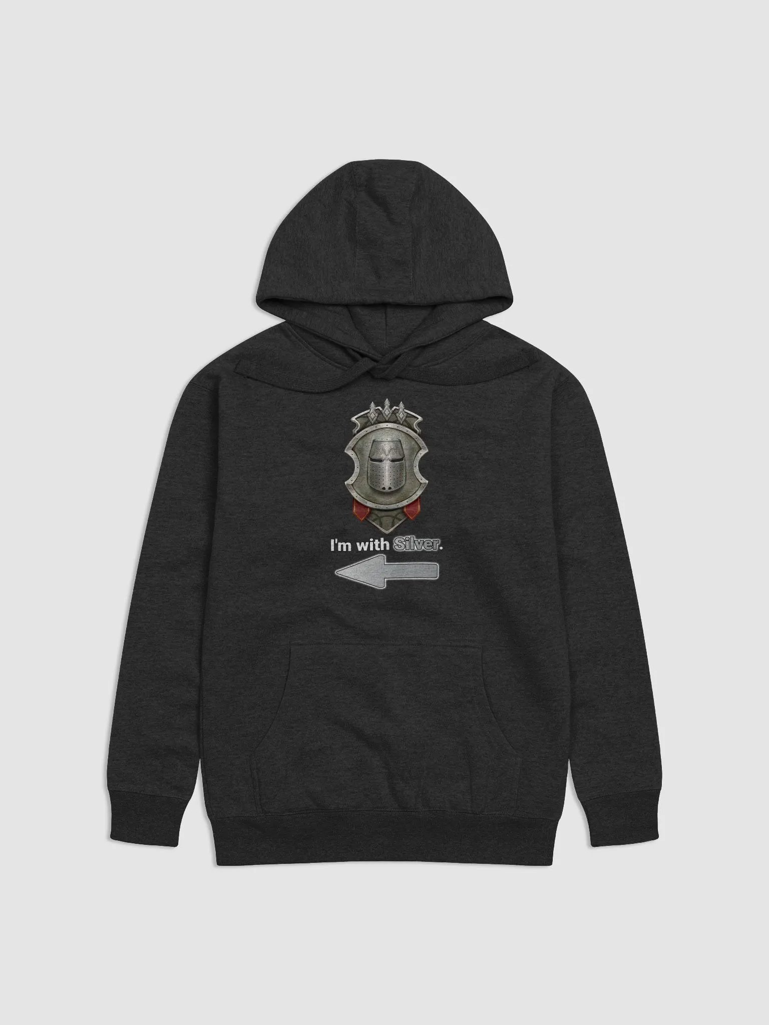 I'm With Silver Hoodie product image (1)