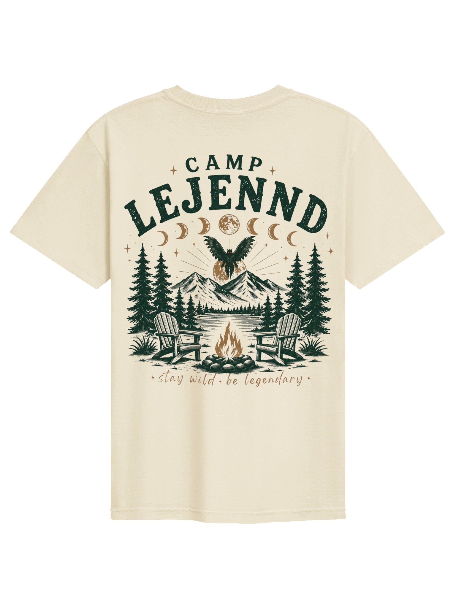 Camp Lejennd T-Shirt, Back Design product image (5)