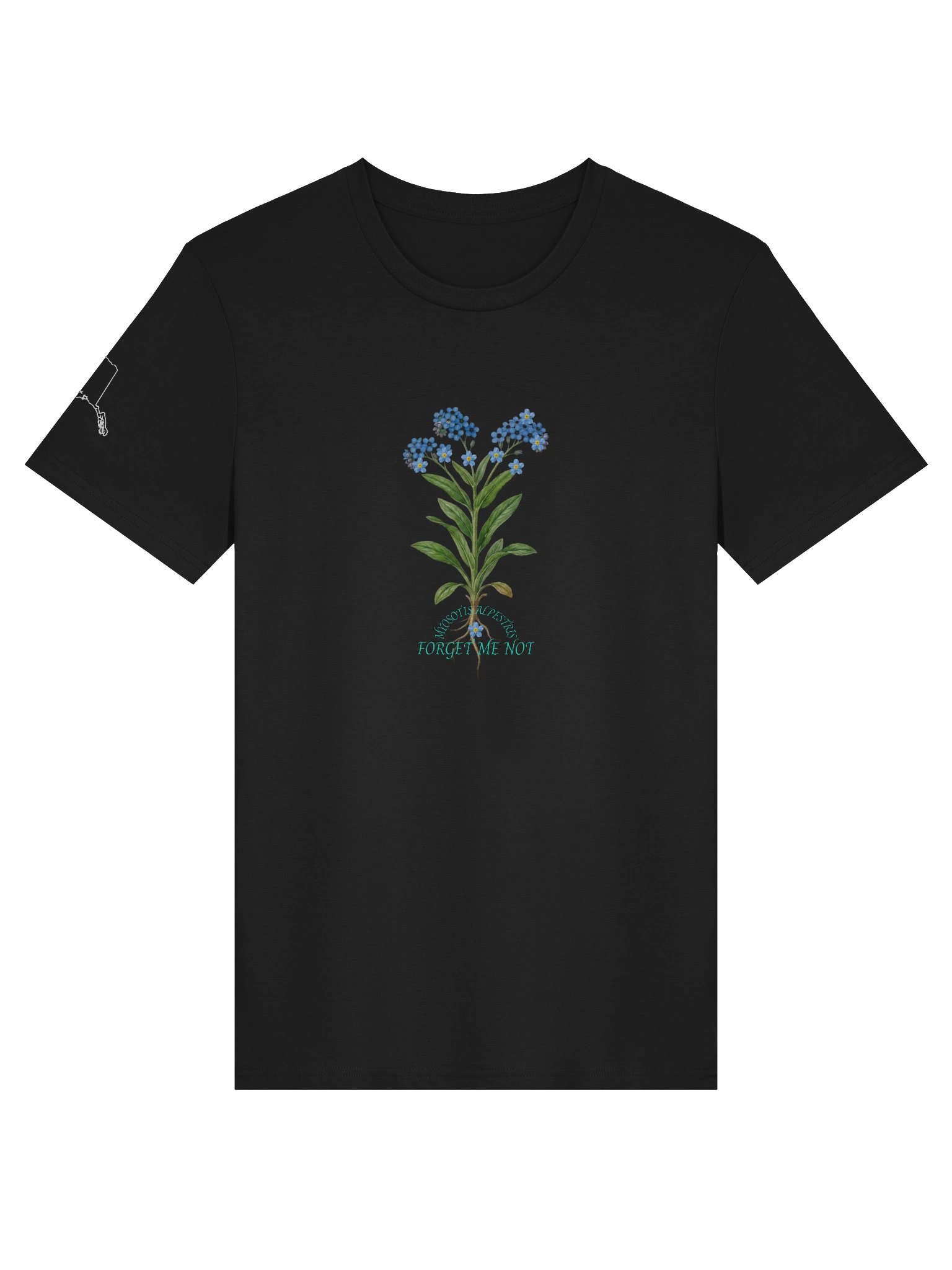 DELUXE "FORGET-ME-NOT" ORGANIC COTTON TEE product image (1)