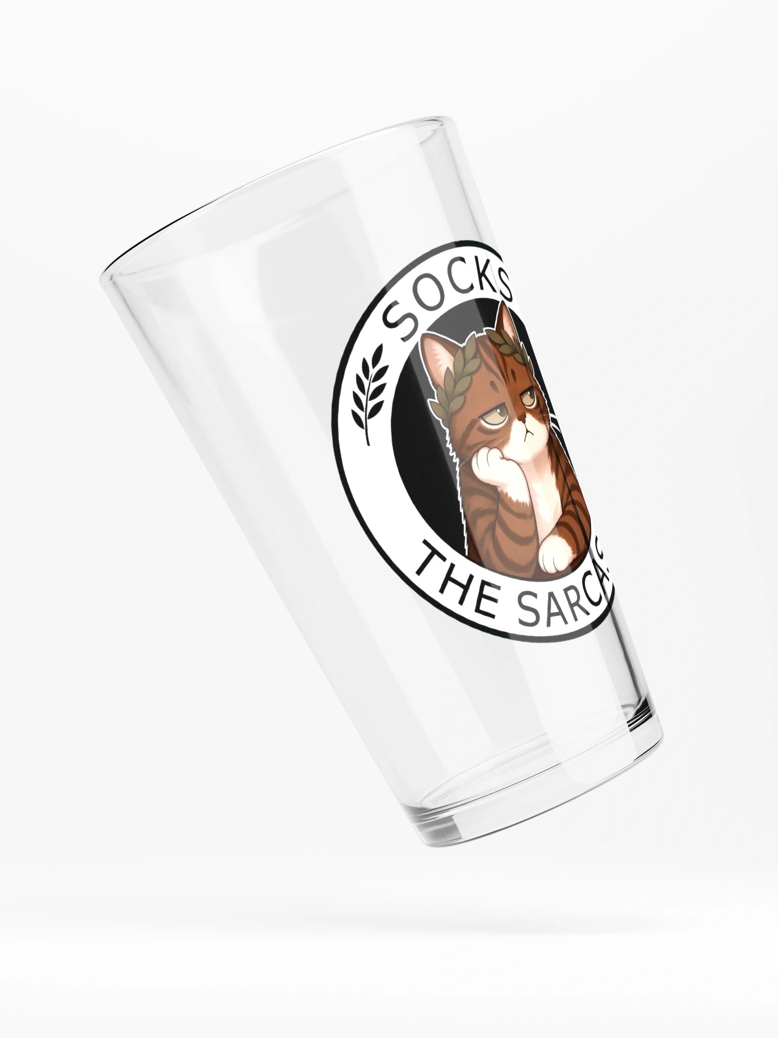 Socks the Sarcastic Purrfect Pint Glass product image (4)