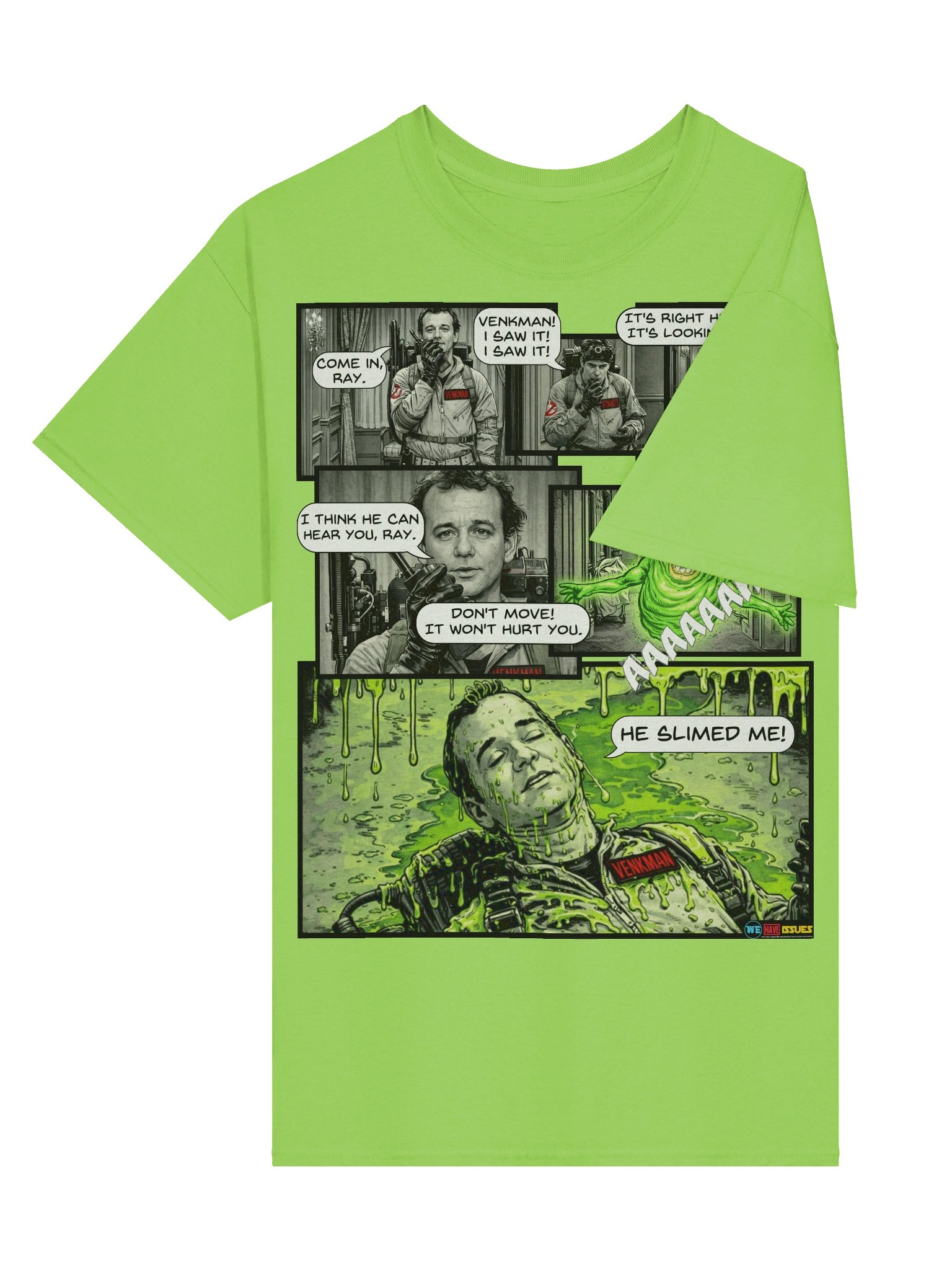 Ghostbusters inspired He Slimed Me Scene T-Shirt product image (3)