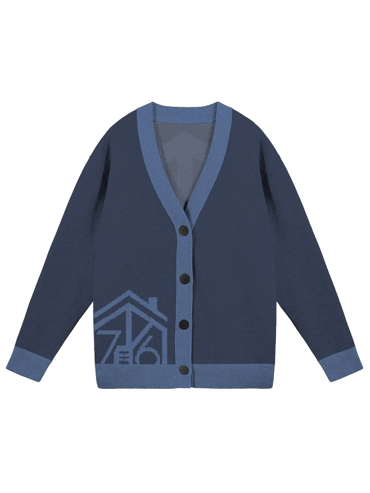 House 746 Luxury Cardigan - Navy product image (1)