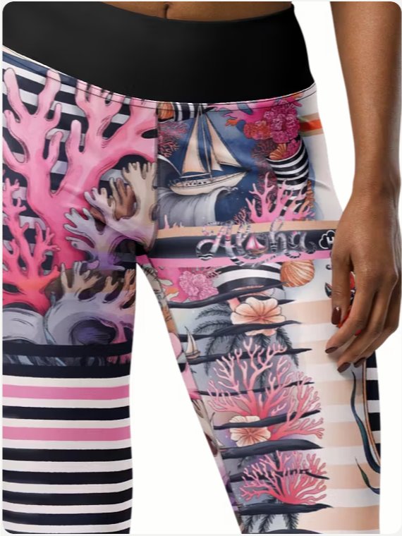 Marine Sunset-yoga leggings product image (3)