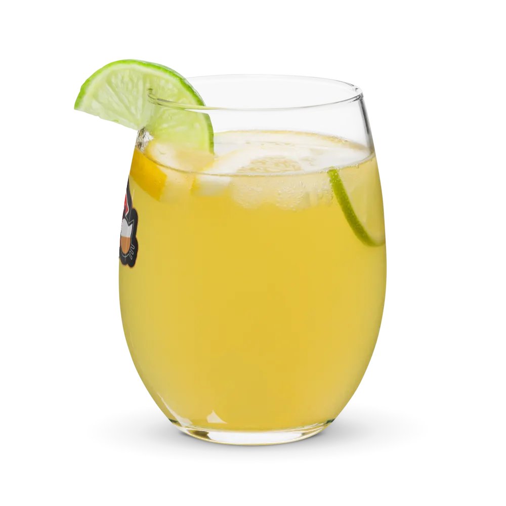 Sid Calico logo wine glass product image (12)