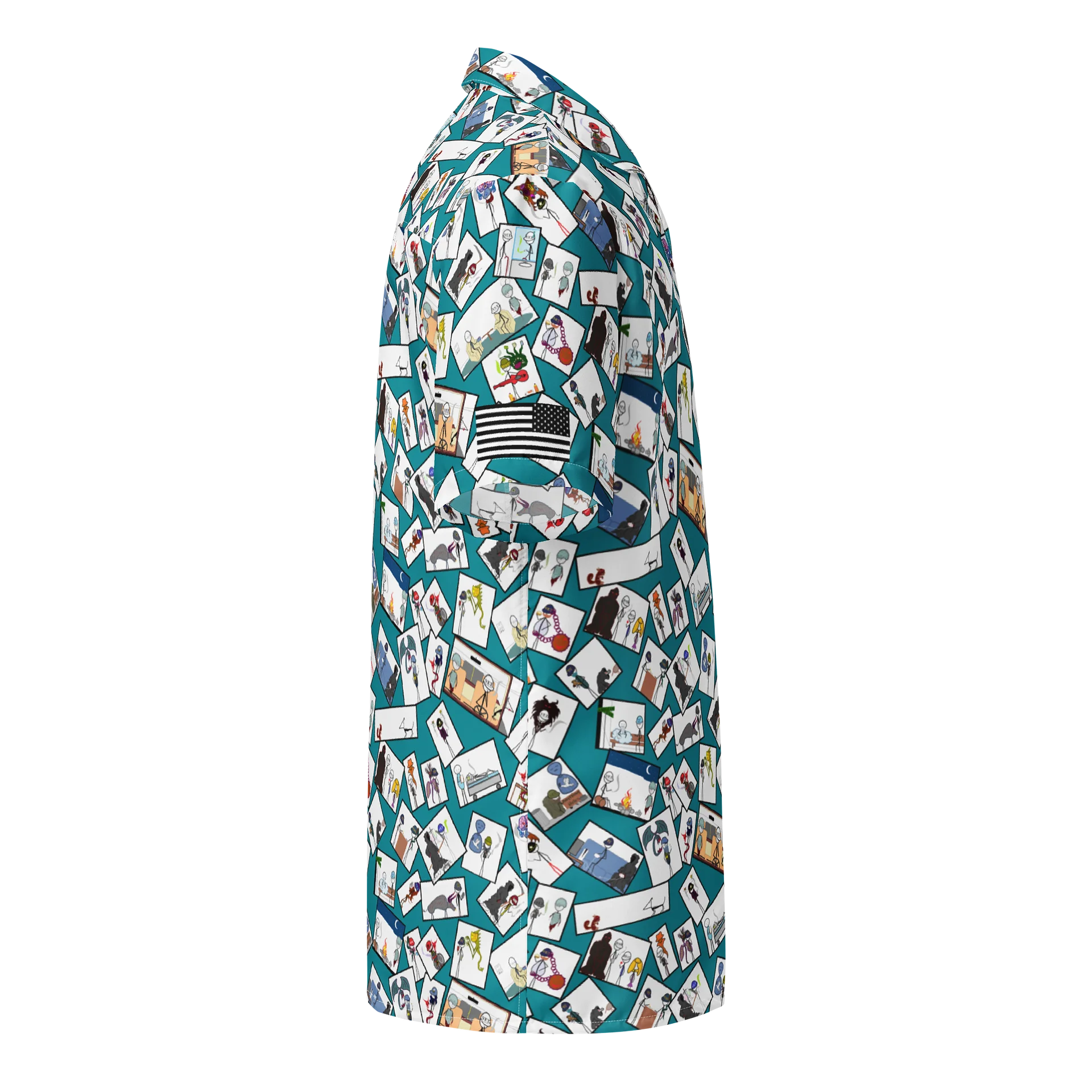 Sticks & Demons Hawaiian Shirt product image (4)
