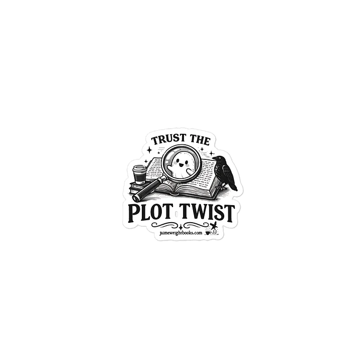 Plot Twist Die-Cut Sticker product image (2)