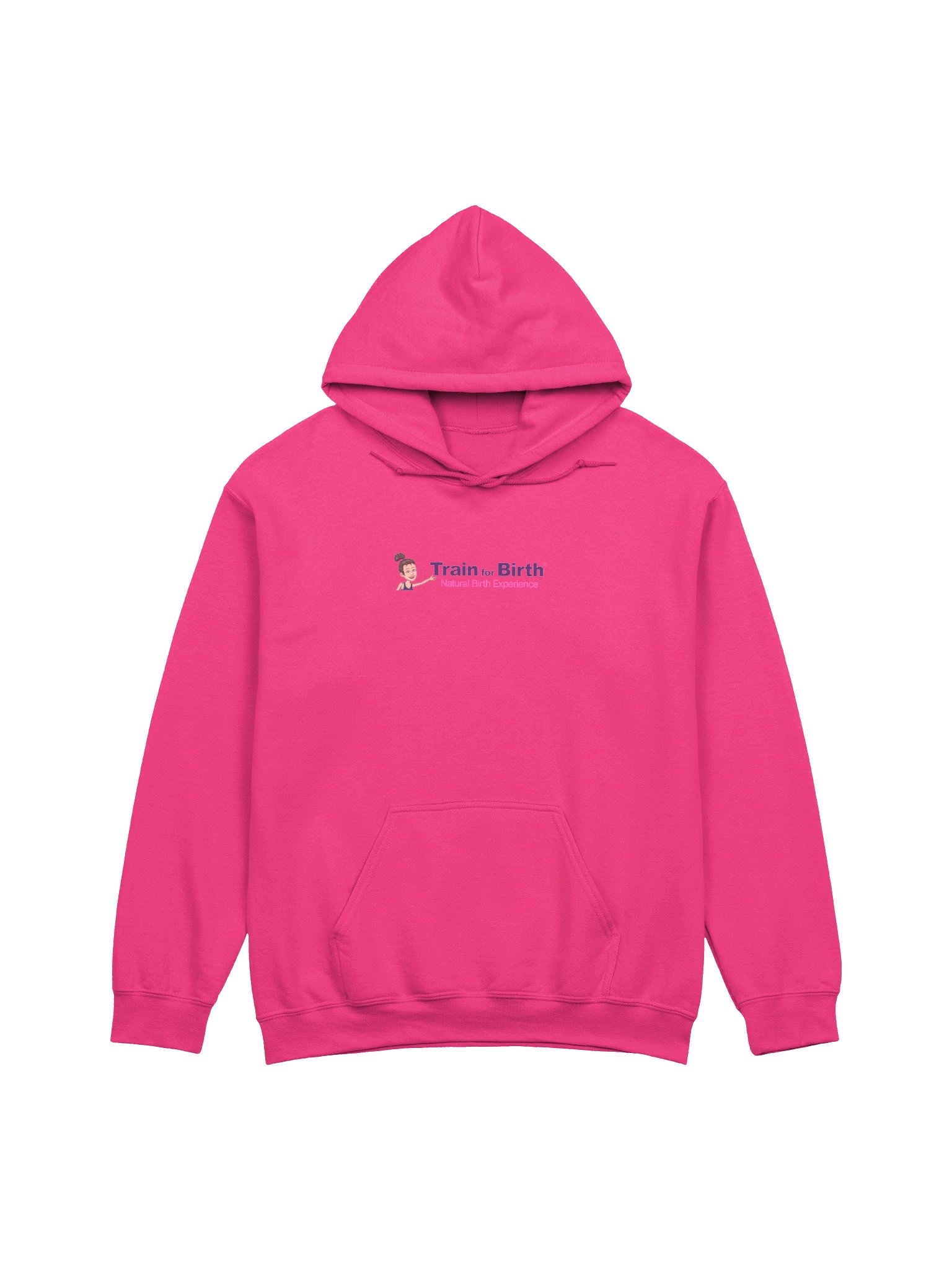 Train for Birth® Gildan Classic Heliconia Hoodie product image (1)