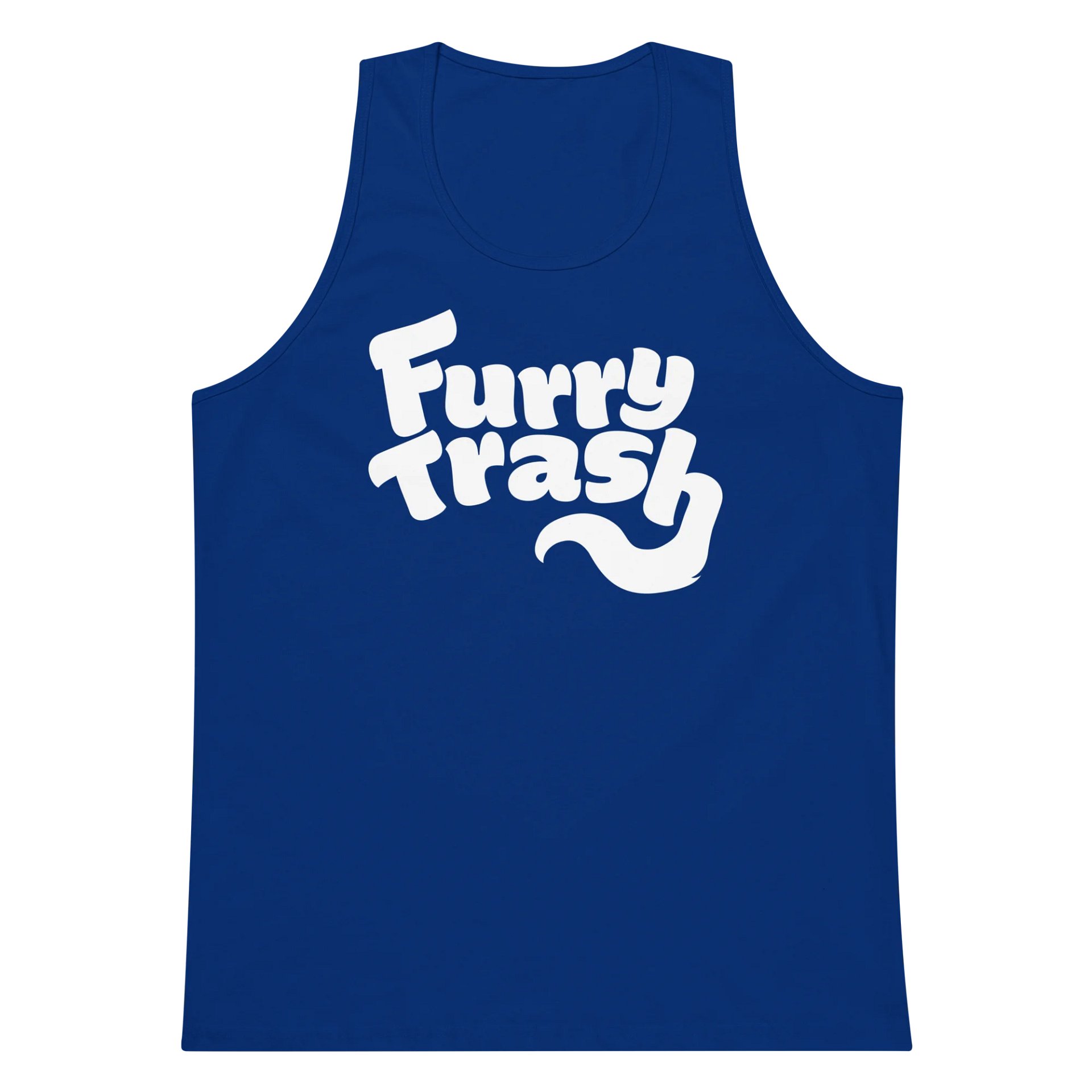 Furry Trash Tank – Bubble Logo (White Print) product image (47)