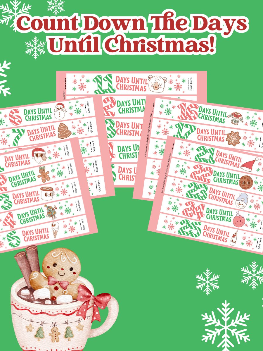 CHRISTMAS COUNTDOWN CHAINS product image (2)