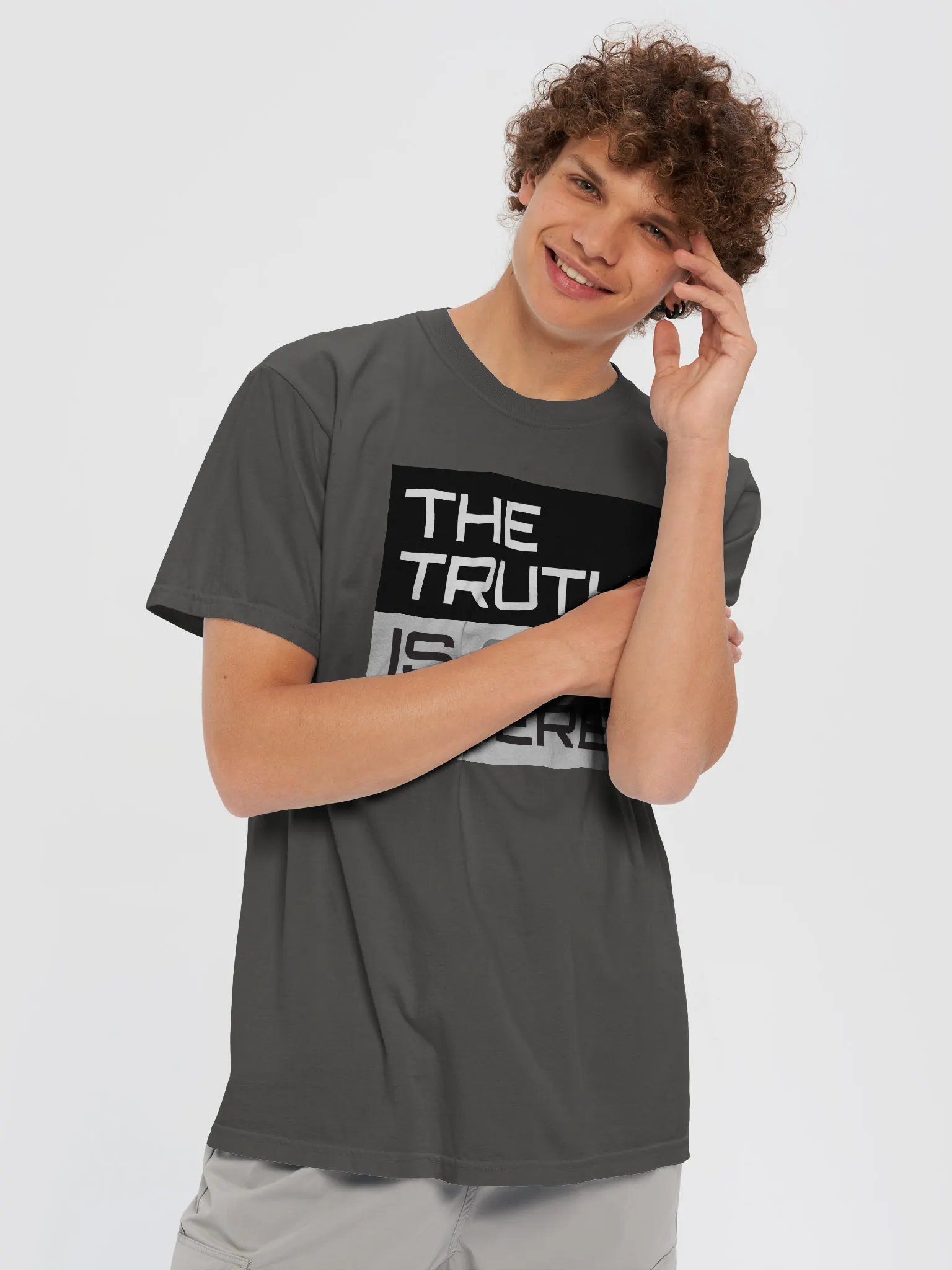 The Truth is Here | Comfort Colors Heavyweight T-Shirt product image (2)