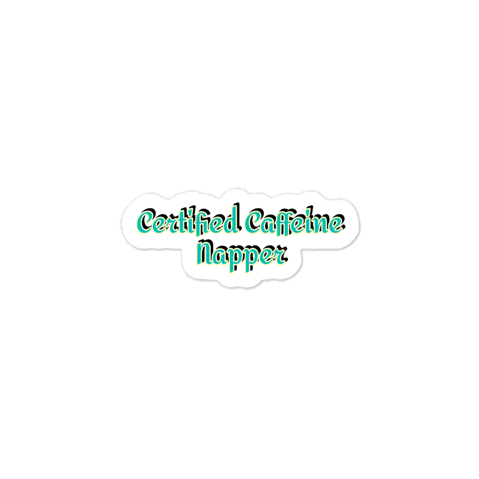 Certified Caffeine Napper Sticker product image (1)