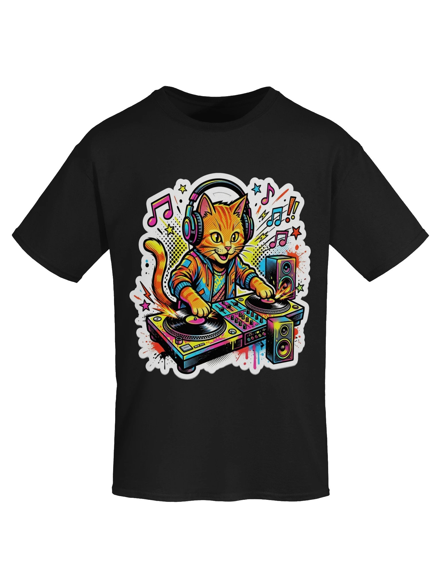 DJ Orange Cat Tee product image (17)