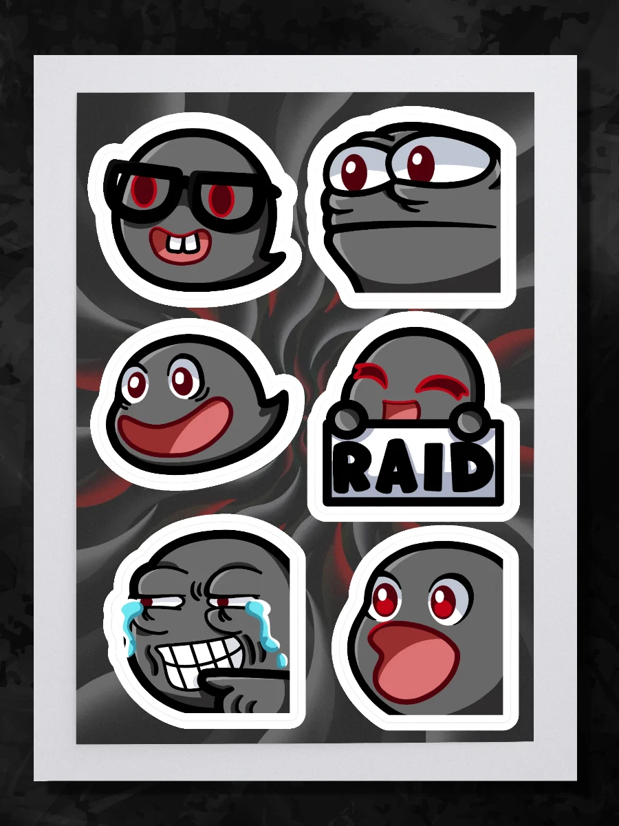 Emote Sticker Sheet 7 product image (4)