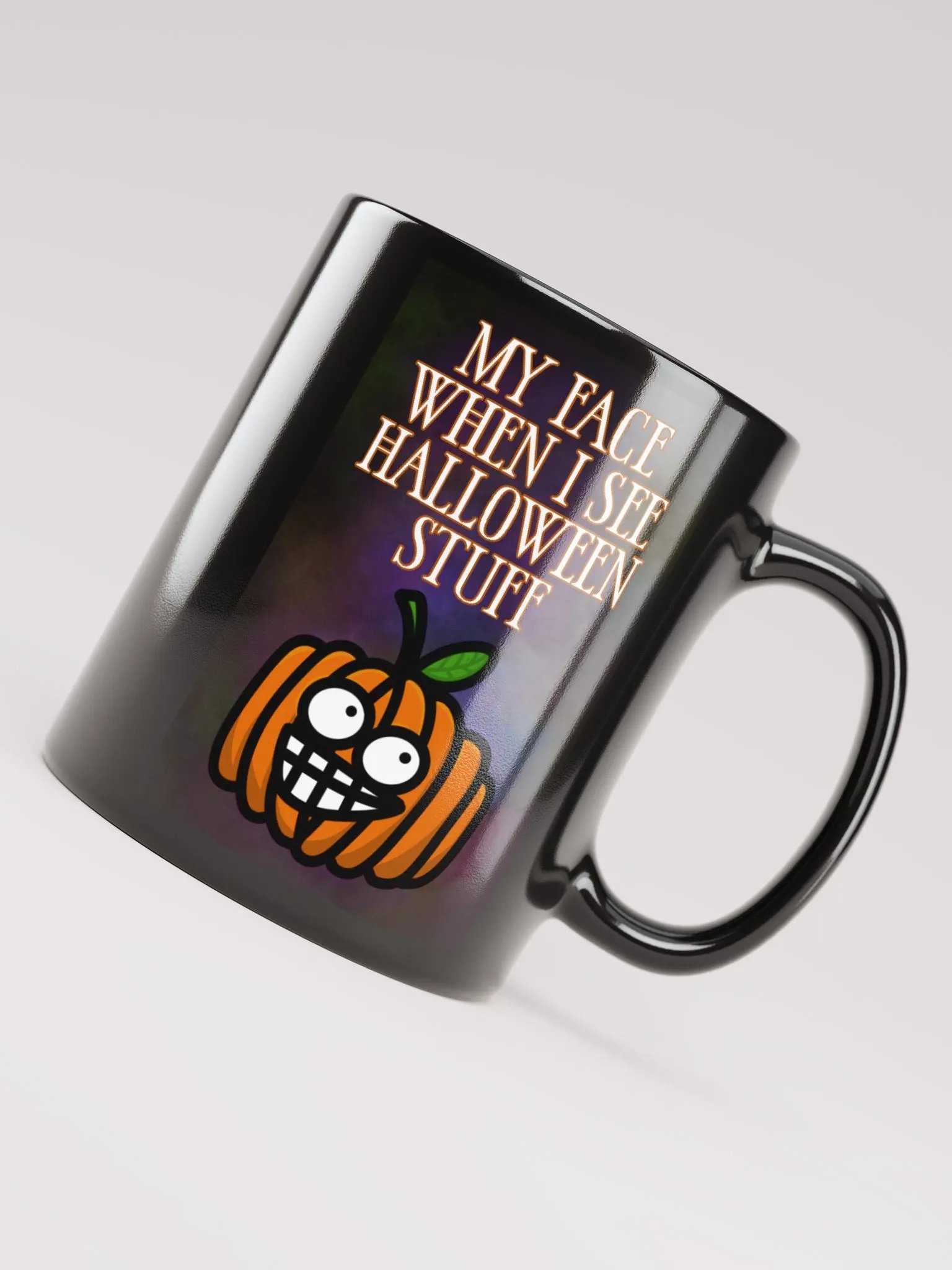 Hehe Pumpkin Black Mug product image (2)
