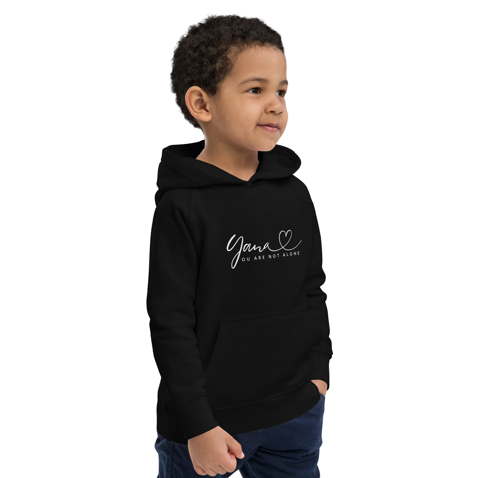 YANA kids black hoodie product image (4)