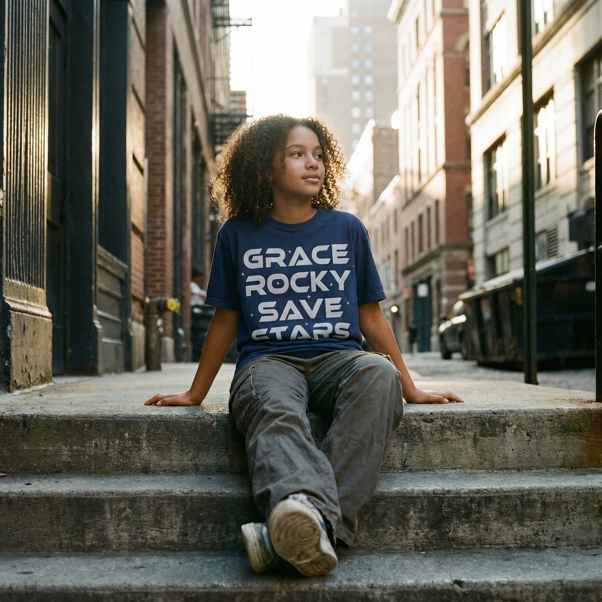 Comfort Colors® Grace Rocky Save Stars T-Shirt, Project Hail Mary Quote Shirt, Sci-Fi Space Tee, Nerd Geek Book Lover Gift product image (2)