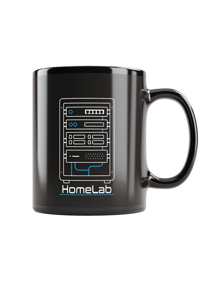 HomeLab Mug (Black) product image (2)