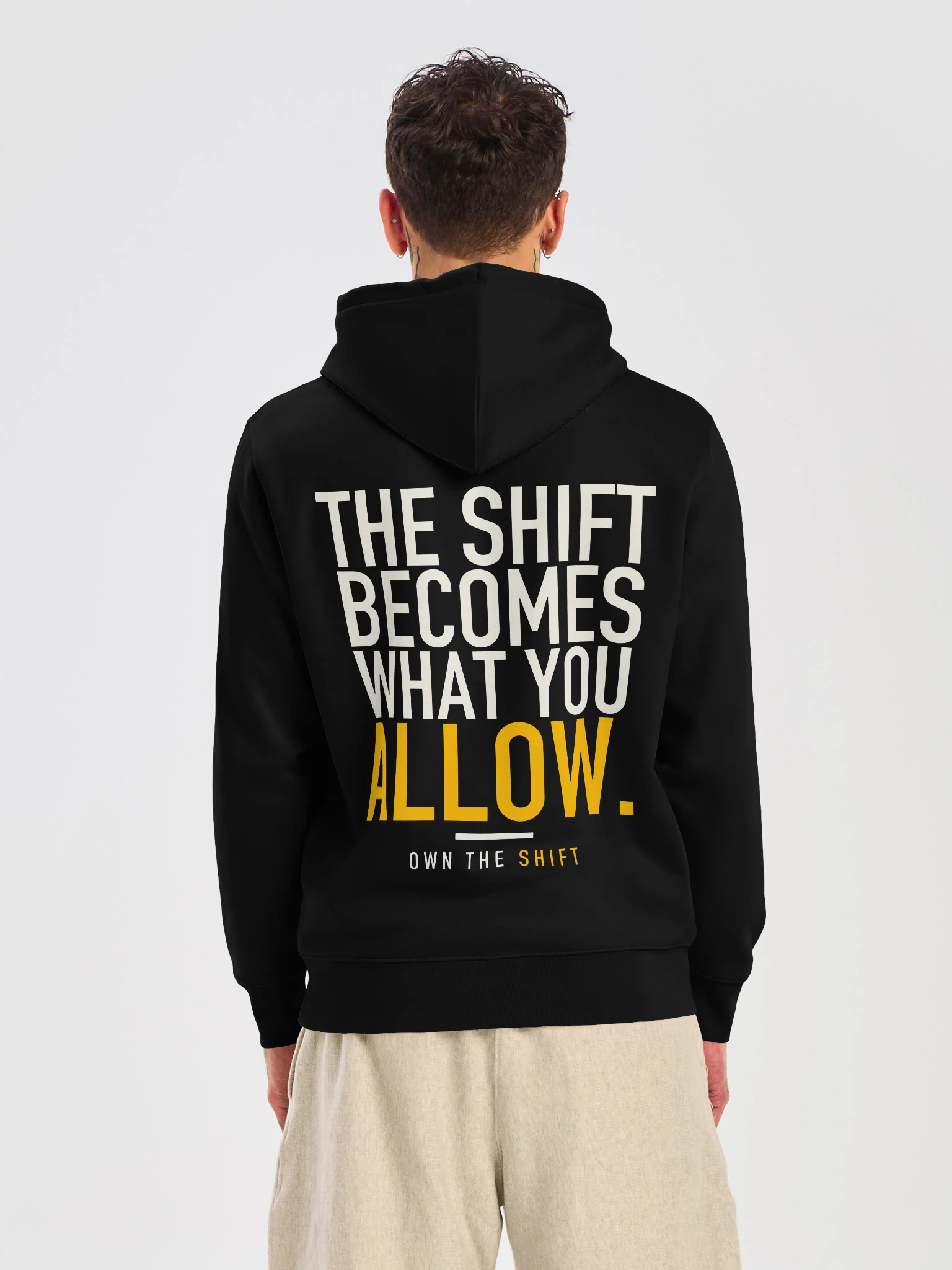 OTS 003 Minimal Black Hoodie product image (16)