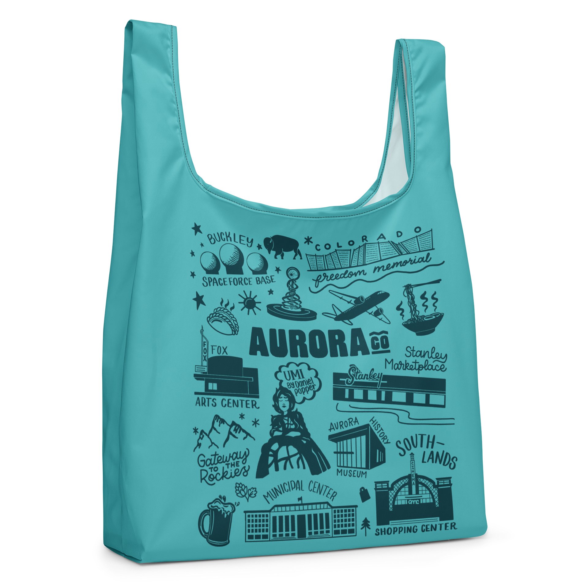 Aurora Landmarks Shopping Bag product image (4)