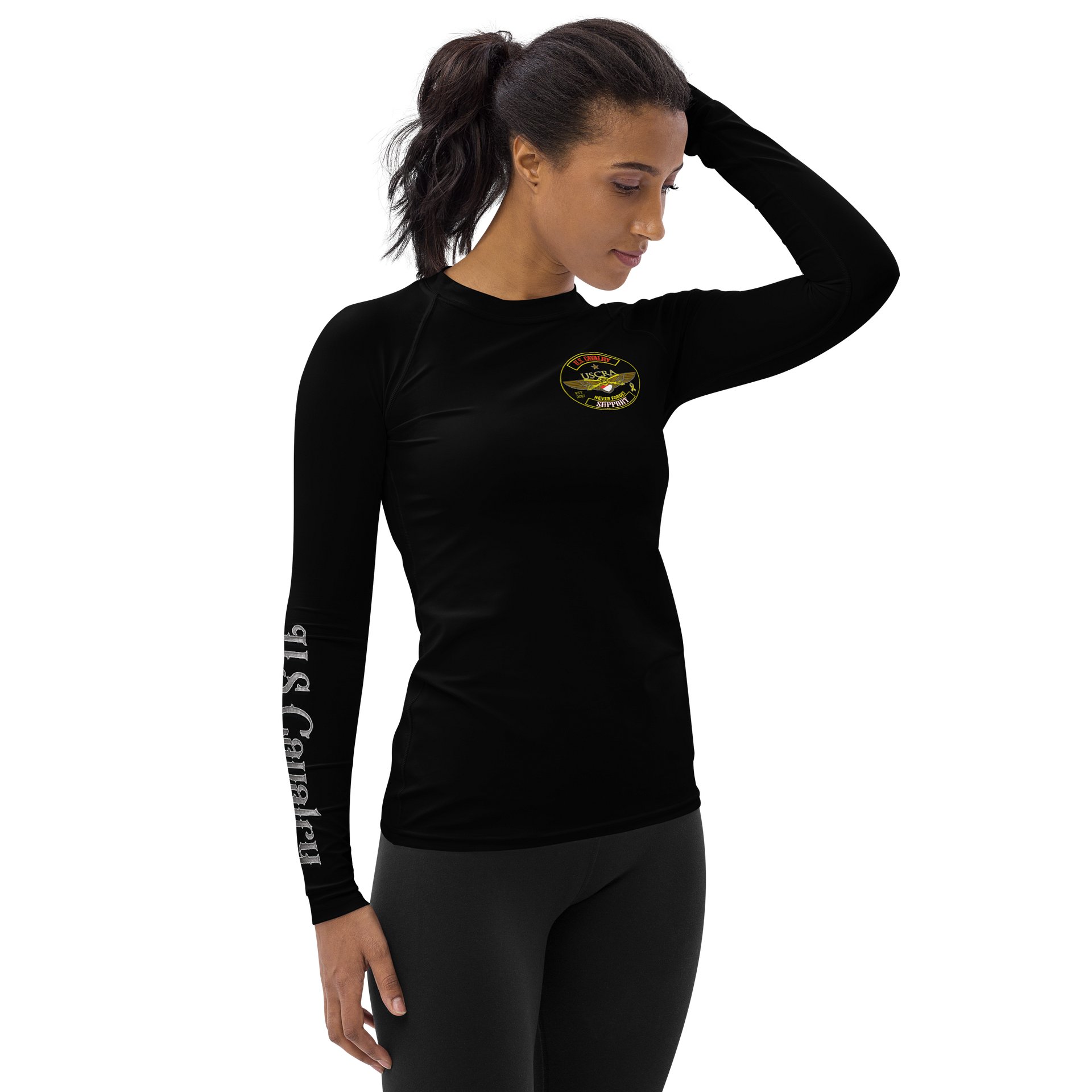 Women's USCRA Long Sleeve SUPPORT "Rash Guard"Tee product image (4)
